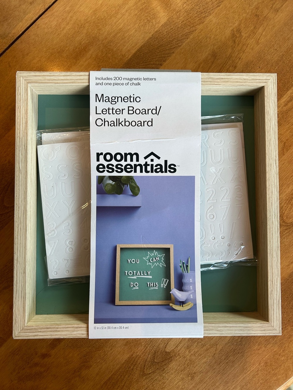🆕 Magnetic Letter board & chalkboard